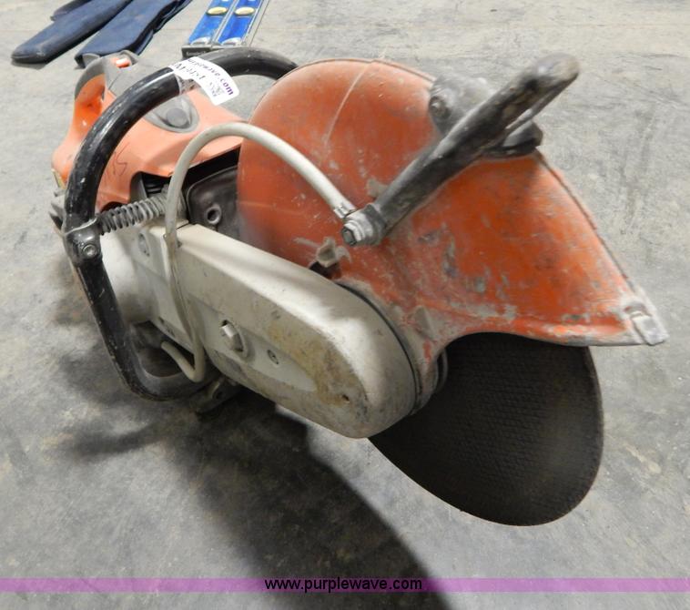 Stihl TS420 quickie saw in Lawrence, KS Item AM9451 sold Purple Wave