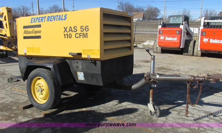 image for item AN9117 2002 Atlas Copco XA556 air compressor