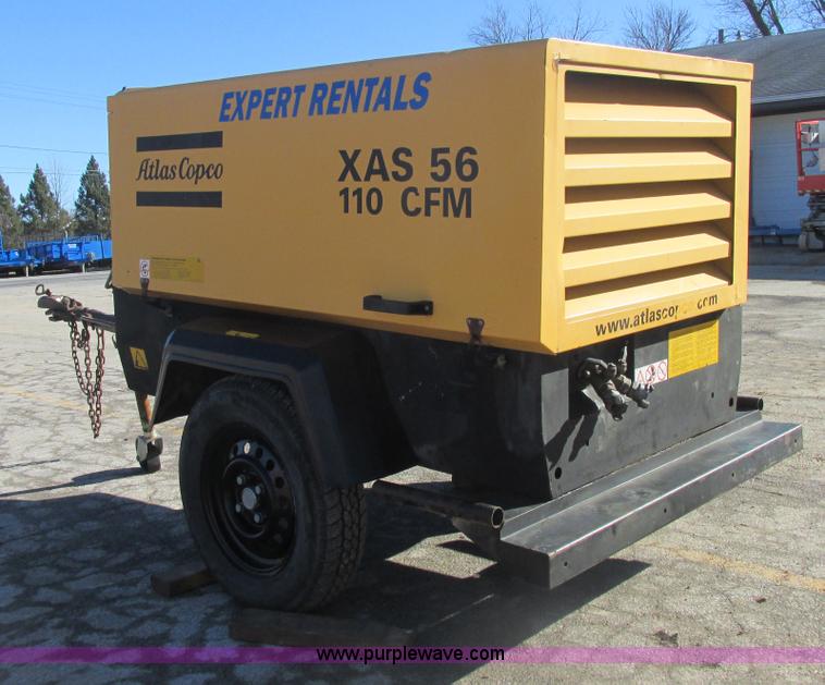 image for item AN9117 2002 Atlas Copco XA556 air compressor