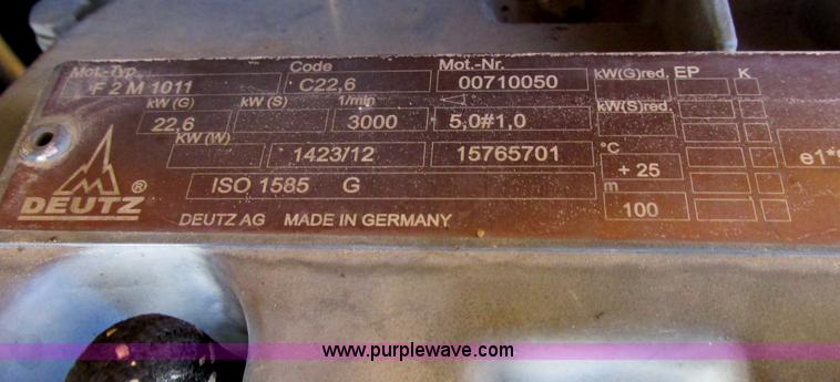 image for item AN9117 2002 Atlas Copco XA556 air compressor