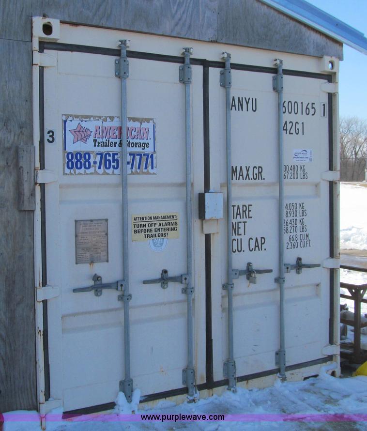 image for item E4665 2000 steel shipping container