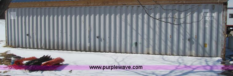 image for item E4666 1993 steel shipping container