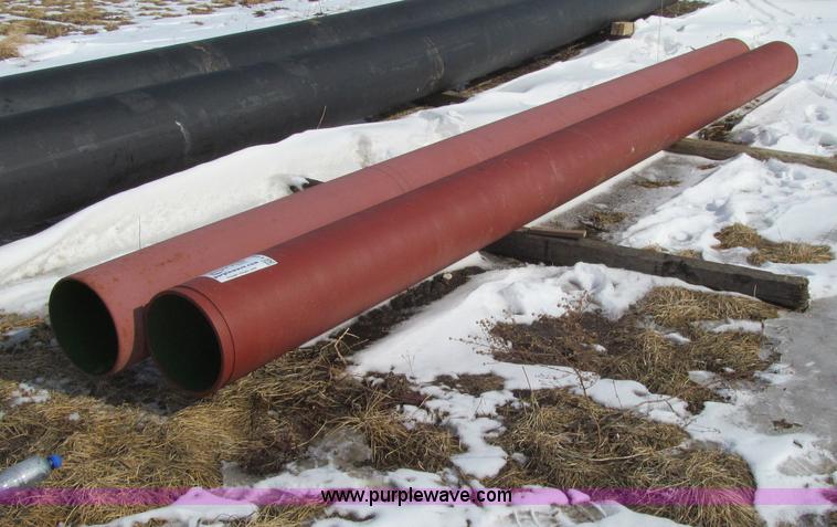 image for item E4668 (2) glass lined ductile iron pipe