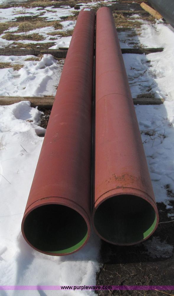 image for item E4668 (2) glass lined ductile iron pipe
