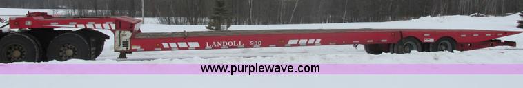 image for item E5282 2000 Landoll 930 Hydratail equipment trailer