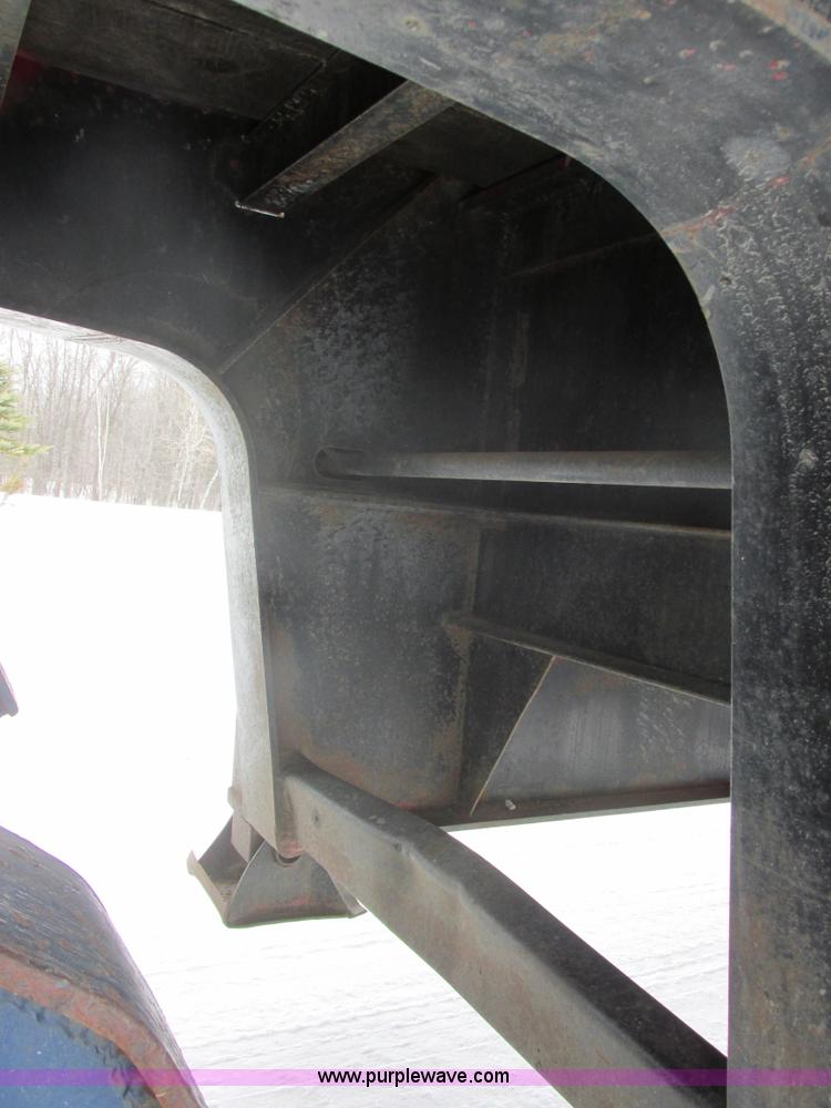 image for item E5283 1986 Trail King TS7DCS-482 spread axle drop deck equipment trailer