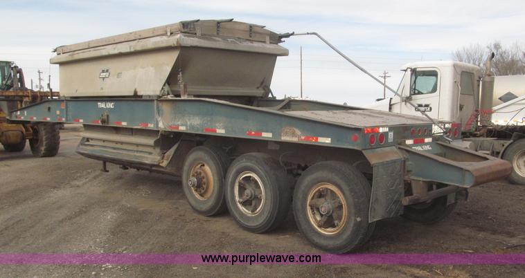 image for item F7262 1985 Trail King BD22-383A 40' triple axle belly dump trailer