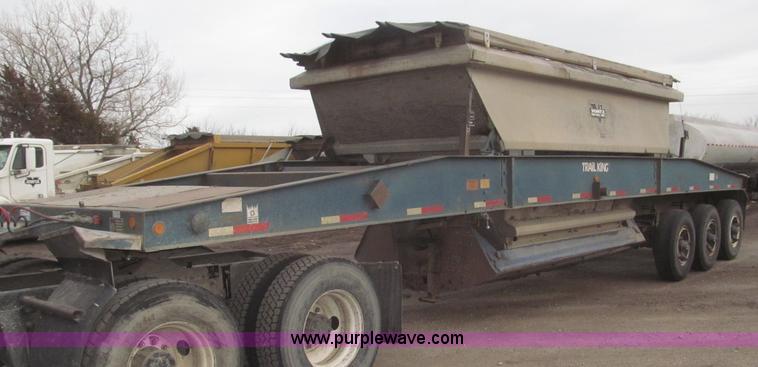 image for item F7264 1985 Trail King BD22-383A 40' triple axle belly dump trailer