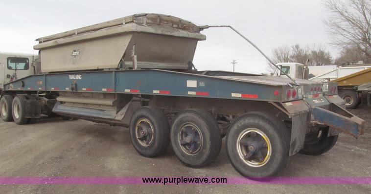 image for item F7264 1985 Trail King BD22-383A 40' triple axle belly dump trailer