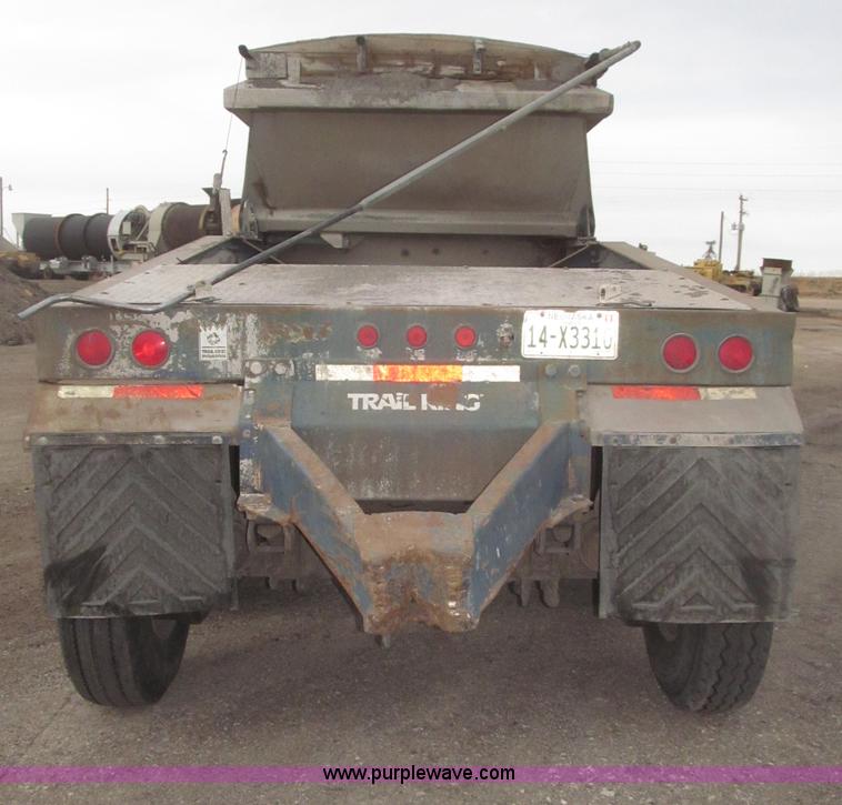 image for item F7264 1985 Trail King BD22-383A 40' triple axle belly dump trailer