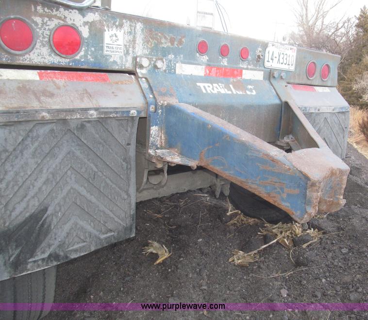 image for item F7264 1985 Trail King BD22-383A 40' triple axle belly dump trailer