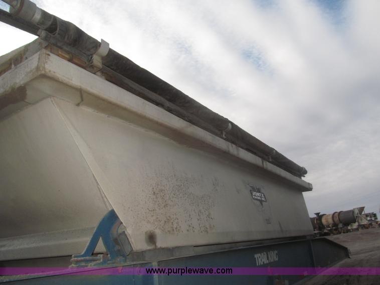 image for item F7264 1985 Trail King BD22-383A 40' triple axle belly dump trailer