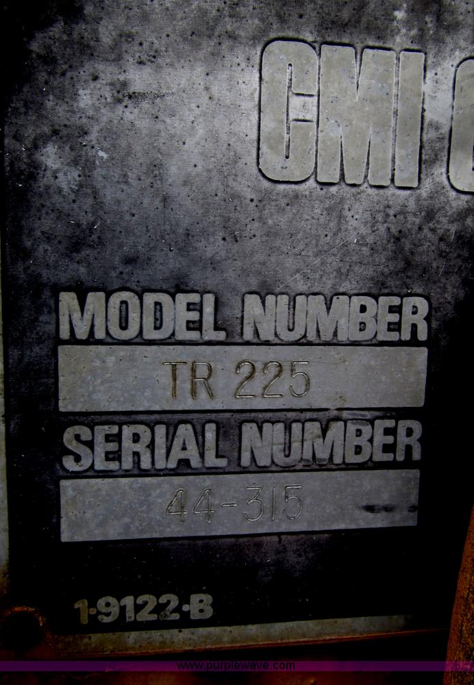 image for item F7272 CMI TR225 trimmer