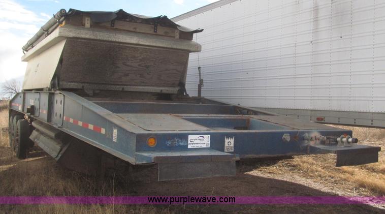 image for item F7273 1985 Trail King BD22-383A 40' triple axle belly dump trailer
