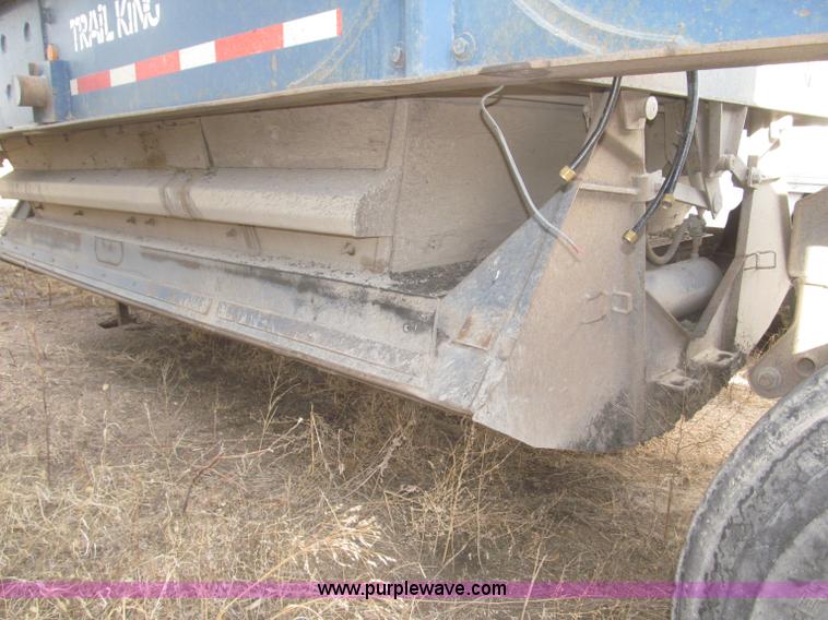 image for item F7273 1985 Trail King BD22-383A 40' triple axle belly dump trailer