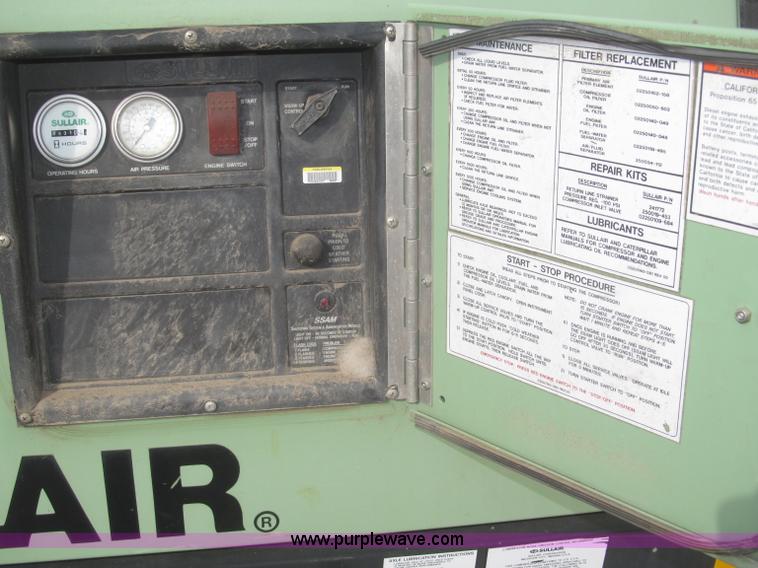 image for item F7276 Sullair 185DPQPerk air compressor