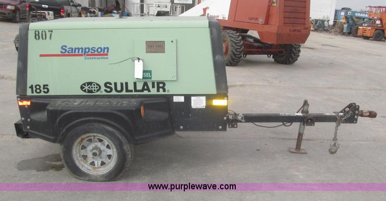 image for item F7277 Sullair 185DPQPerk air compressor