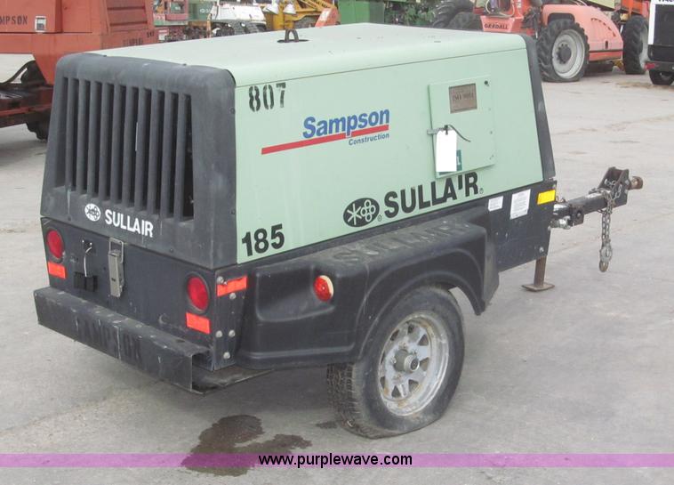 image for item F7277 Sullair 185DPQPerk air compressor