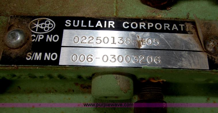 image for item F7277 Sullair 185DPQPerk air compressor