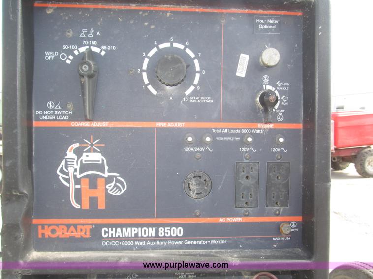 image for item F7282 Hobart Champion 8500 DC/CC welder generator