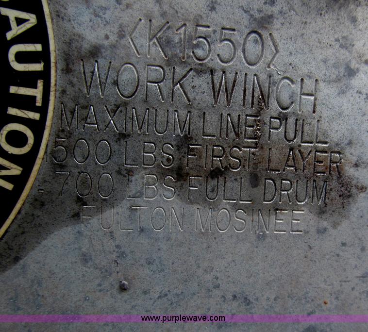 image for item F7286 2000 Biljax ET2000 trailer