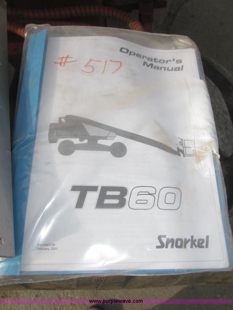 image for item F7287 Snorkelift TB A60R boom lift