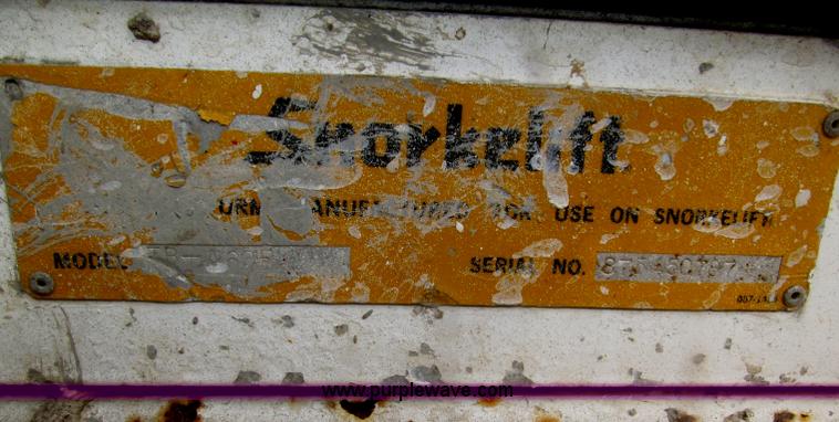 image for item F7287 Snorkelift TB A60R boom lift