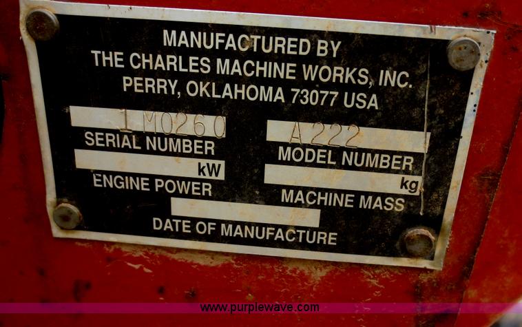 image for item F8208 Ditch Witch 3500 trencher