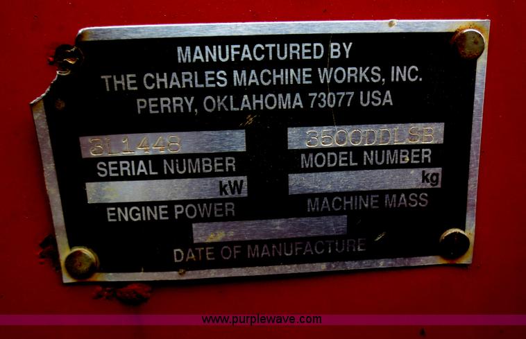 image for item F8208 Ditch Witch 3500 trencher