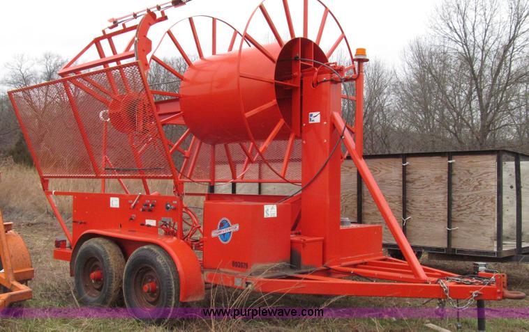 image for item G2215 1997 Stewart & Stevenson CE93 Figure 8 fiber optic reel carrier