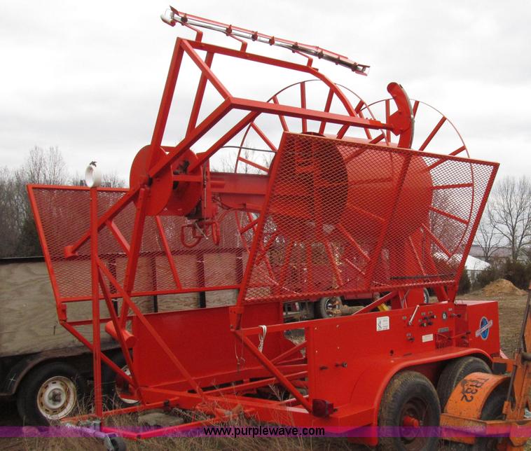 image for item G2215 1997 Stewart & Stevenson CE93 Figure 8 fiber optic reel carrier