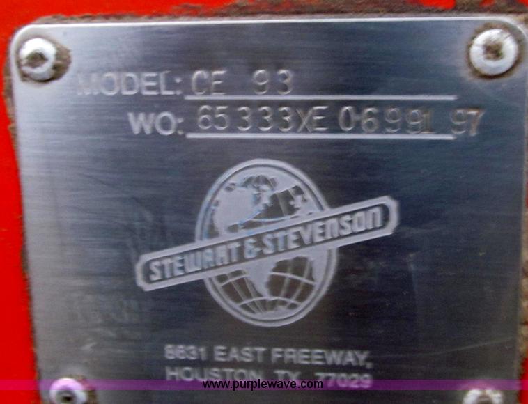 image for item G2215 1997 Stewart & Stevenson CE93 Figure 8 fiber optic reel carrier