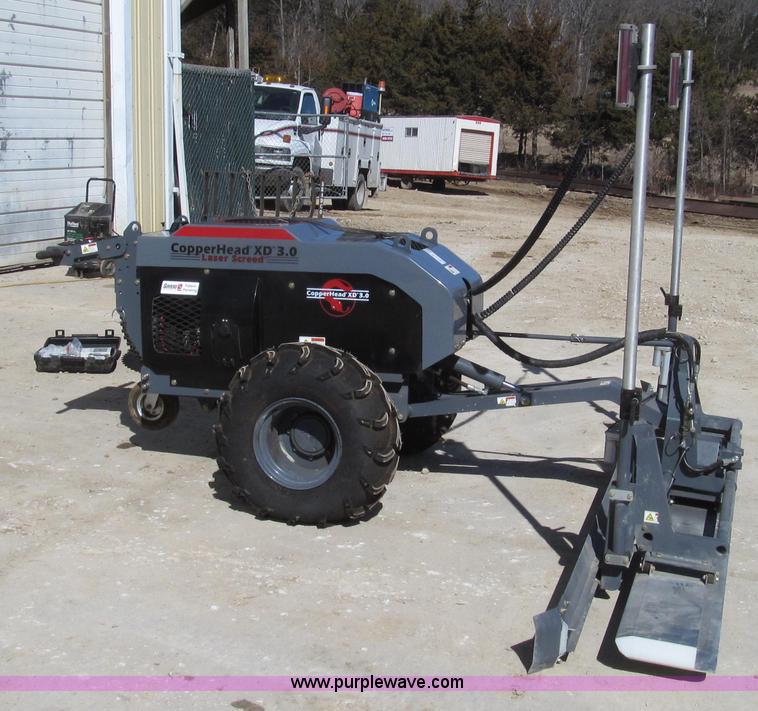 image for item G2272 2008 Somero Copperhead XD3.0 walk-behind laser screed