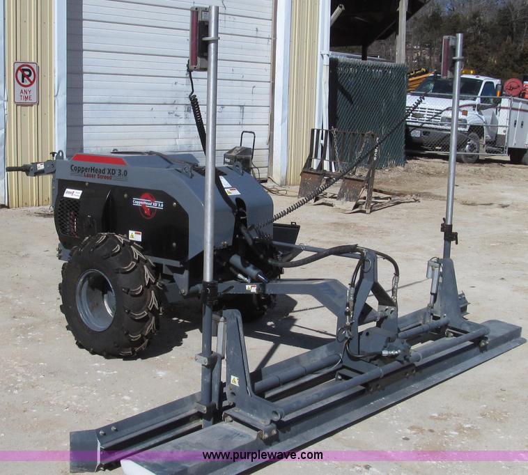 image for item G2272 2008 Somero Copperhead XD3.0 walk-behind laser screed