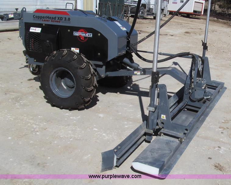 image for item G2272 2008 Somero Copperhead XD3.0 walk-behind laser screed