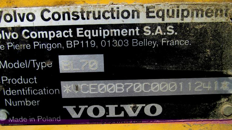 image for item G2282 2008 Volvo BL70 backhoe
