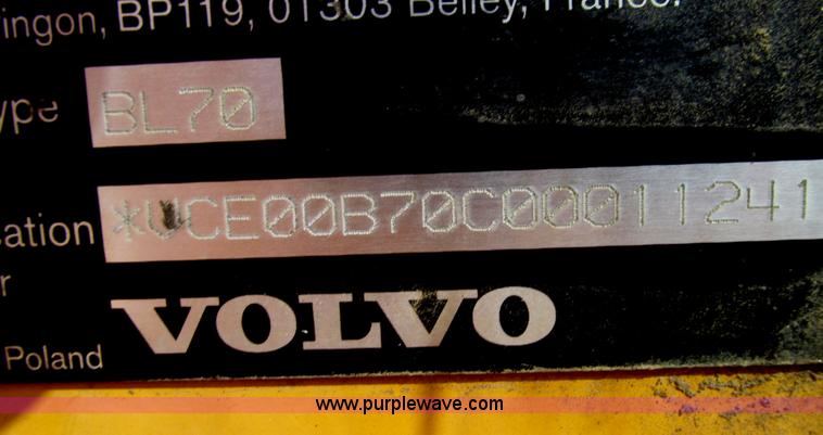 image for item G2282 2008 Volvo BL70 backhoe