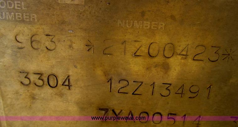 image for item G2293 1986 Caterpillar 963 track loader