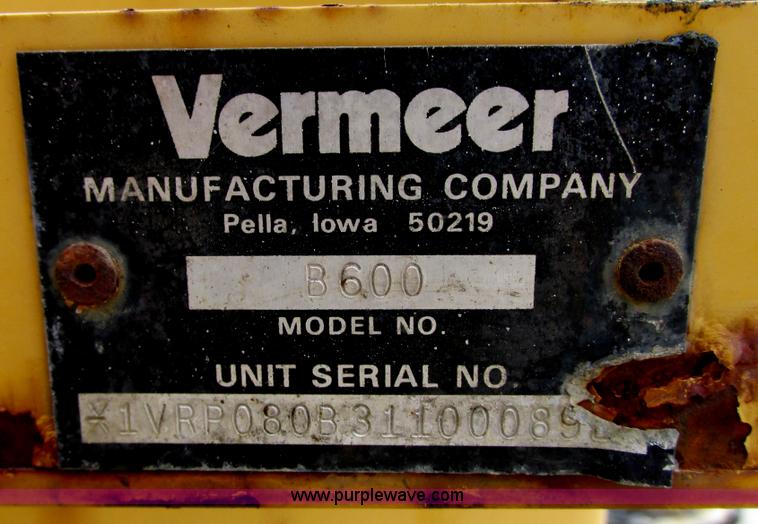image for item G9164 Vermeer V4150A trencher