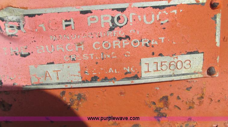 image for item G9168 Burch AT Hydraulic Road Maintainer road drag