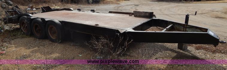 image for item G9356 1971 General 19' triple axle equipment trailer