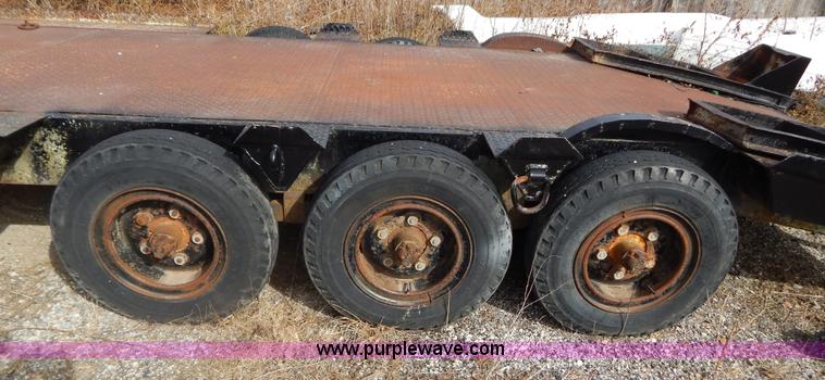 image for item G9356 1971 General 19' triple axle equipment trailer