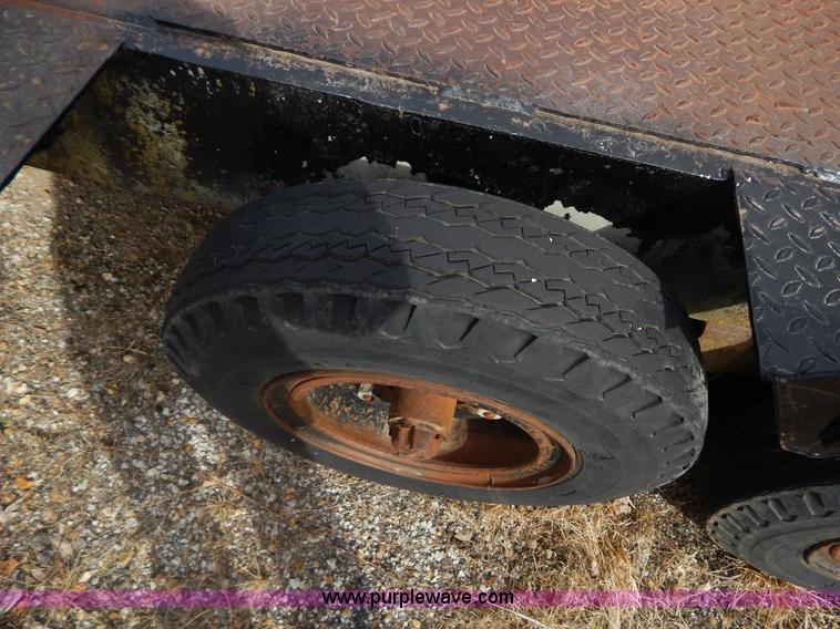 image for item G9356 1971 General 19' triple axle equipment trailer