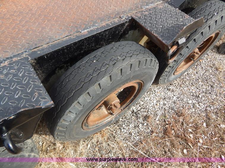 image for item G9356 1971 General 19' triple axle equipment trailer