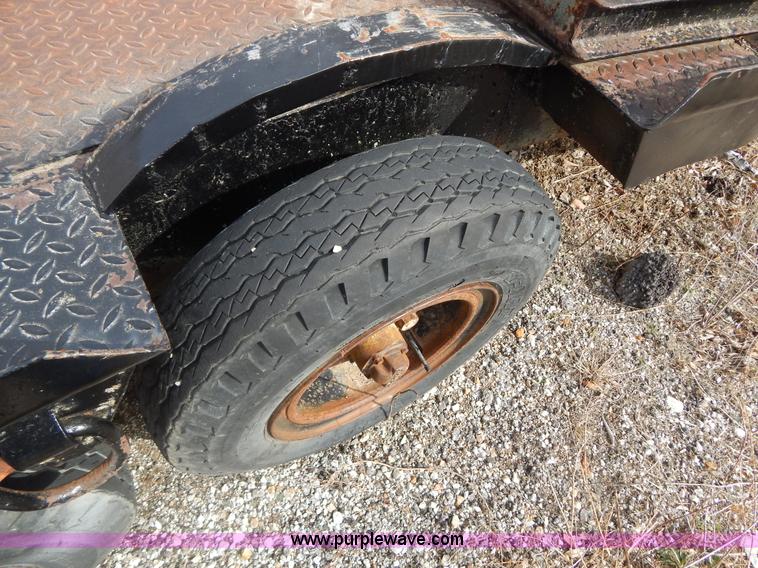 image for item G9356 1971 General 19' triple axle equipment trailer