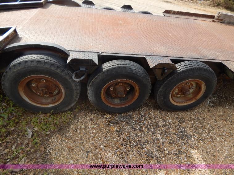 image for item G9356 1971 General 19' triple axle equipment trailer