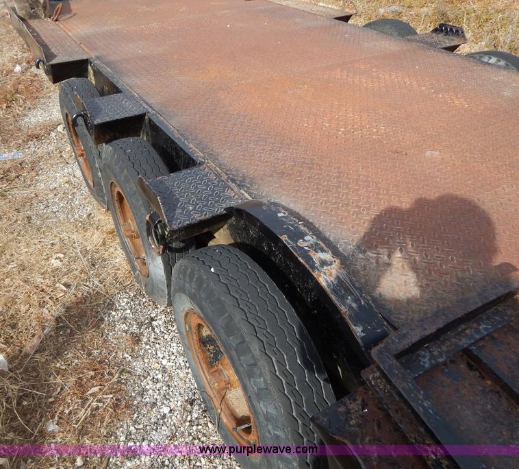 image for item G9356 1971 General 19' triple axle equipment trailer