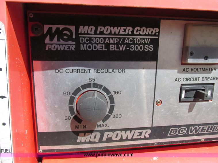 image for item H7700 MQ Power BLW-300SS welder generator