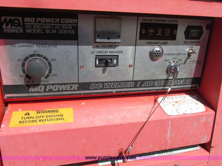 image for item H7700 MQ Power BLW-300SS welder generator