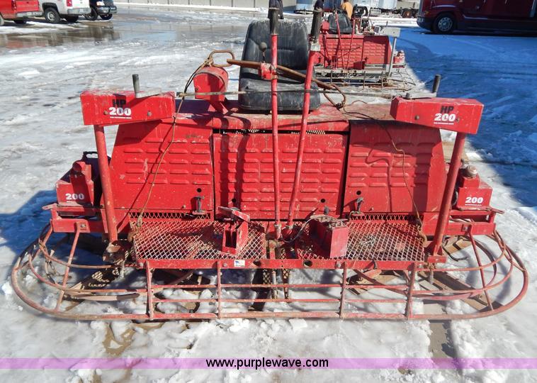 image for item I1150 Razorback HP200 B series 10' concrete trowel